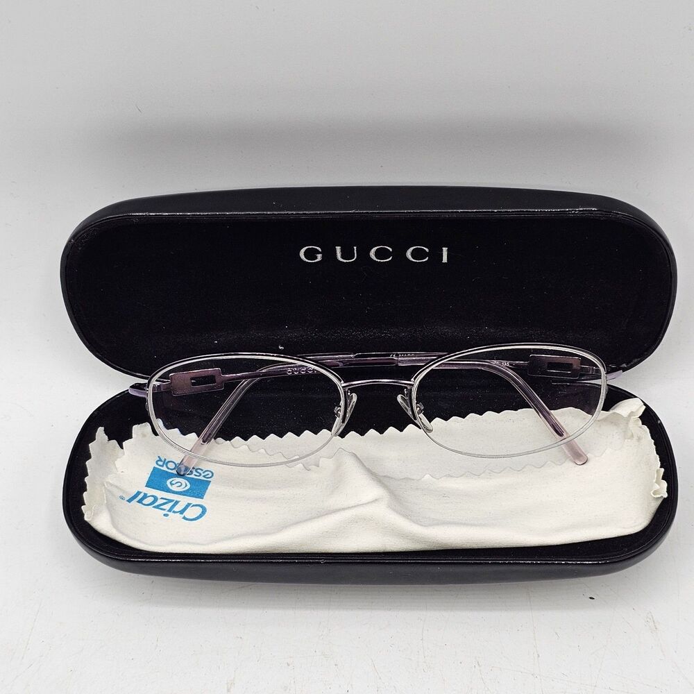 GUCCI GG 2709/STRASS Eyeglasses Frame K76 WOMEN Half Rimless Frame Only No Lens
